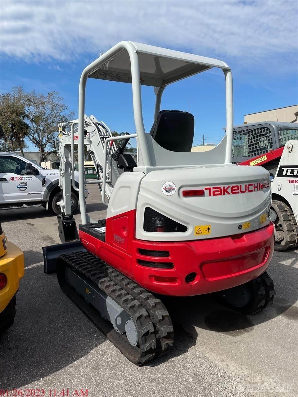 Takeuchi TB235-2 Mini ekskavatörler, 7 tona dek