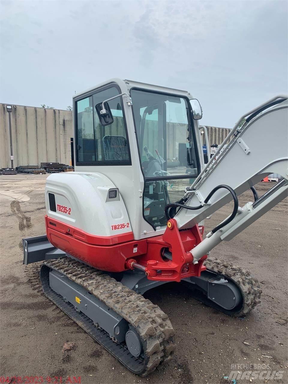 Takeuchi TB235-2 Mini ekskavatörler, 7 tona dek