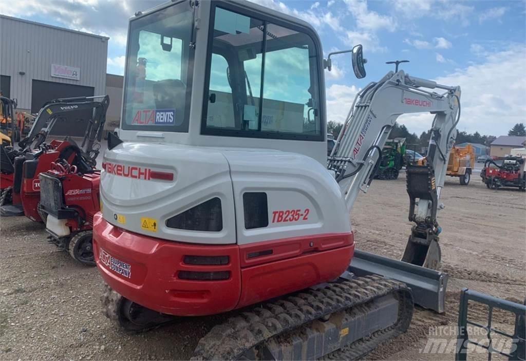 Takeuchi TB235-2 Mini ekskavatörler, 7 tona dek
