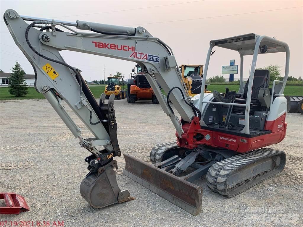 Takeuchi TB240 Mini ekskavatörler, 7 tona dek