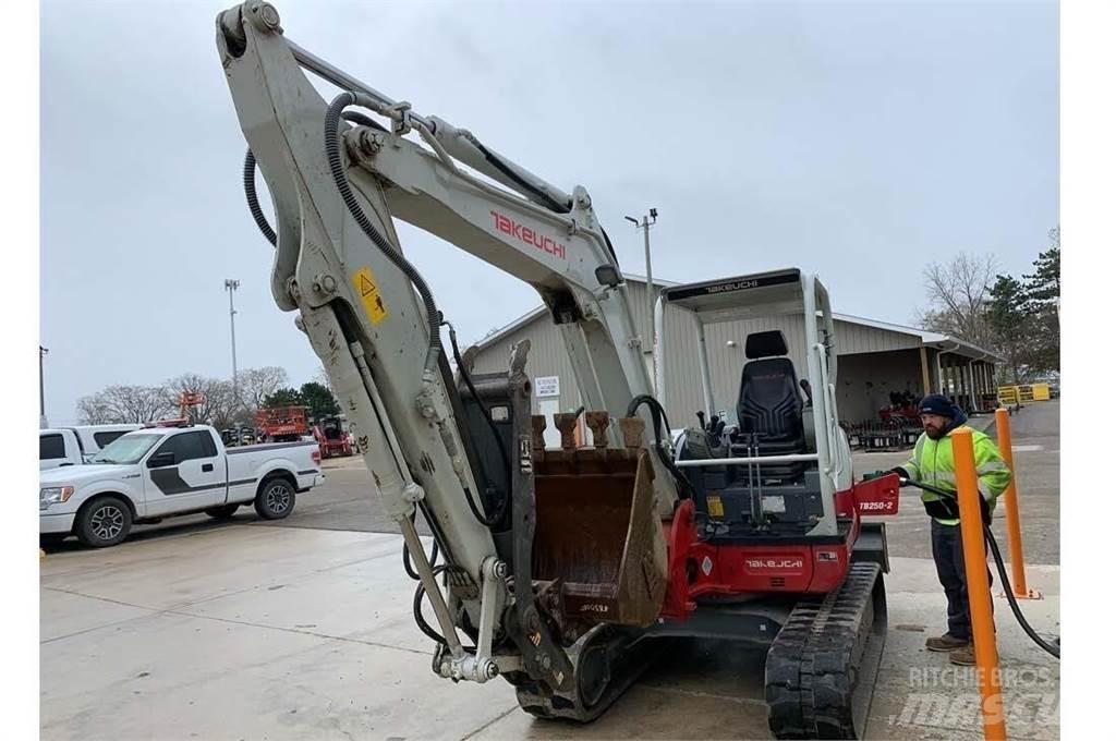 Takeuchi TB250-2 Mini ekskavatörler, 7 tona dek