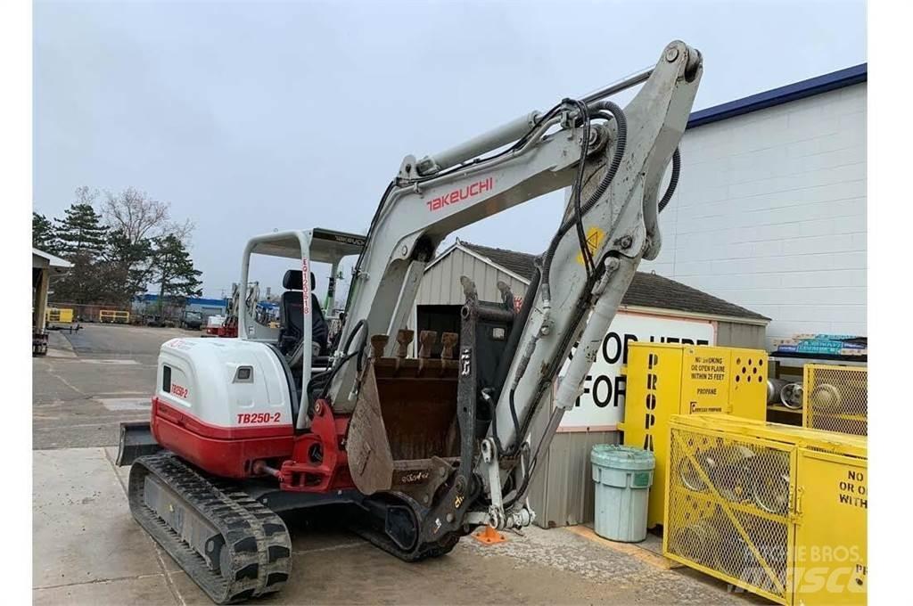 Takeuchi TB250-2 Mini ekskavatörler, 7 tona dek