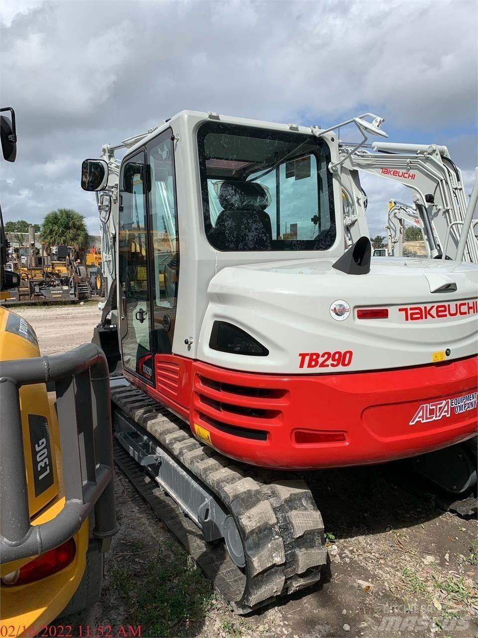 Takeuchi TB290 Paletli ekskavatörler