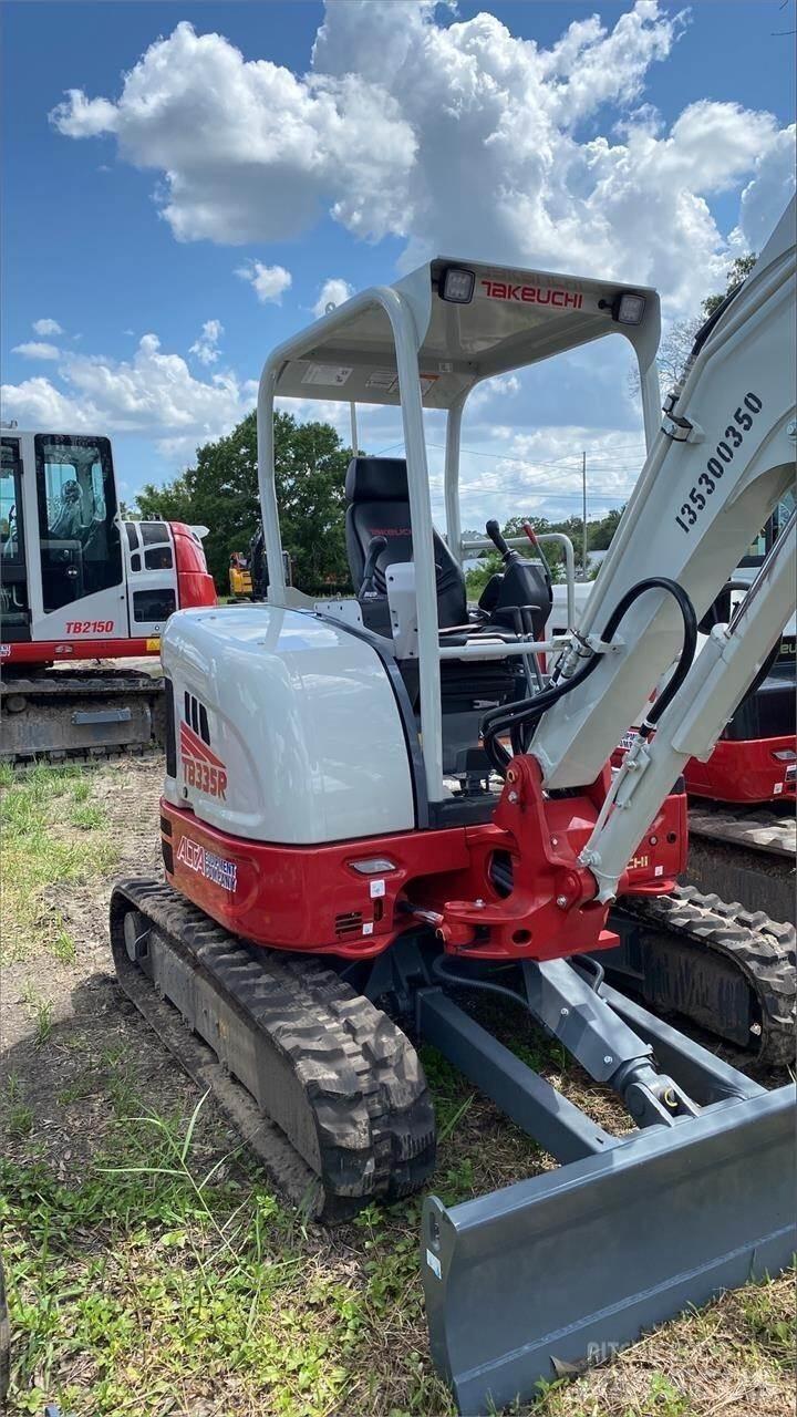 Takeuchi TB335R Mini ekskavatörler, 7 tona dek