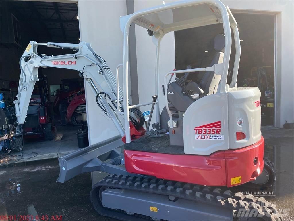 Takeuchi TB335R Mini ekskavatörler, 7 tona dek