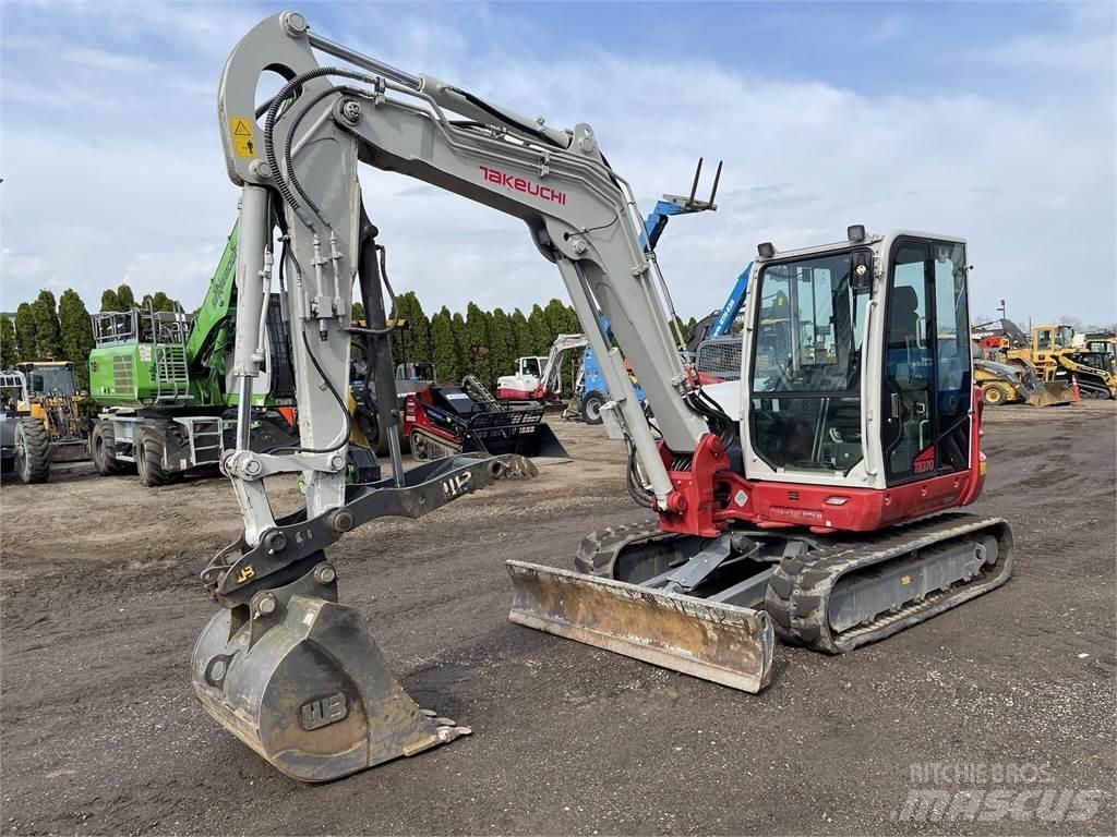 Takeuchi TB370 Paletli ekskavatörler