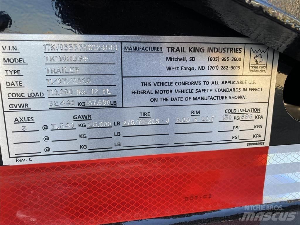 Trail King  Low loader yari çekiciler