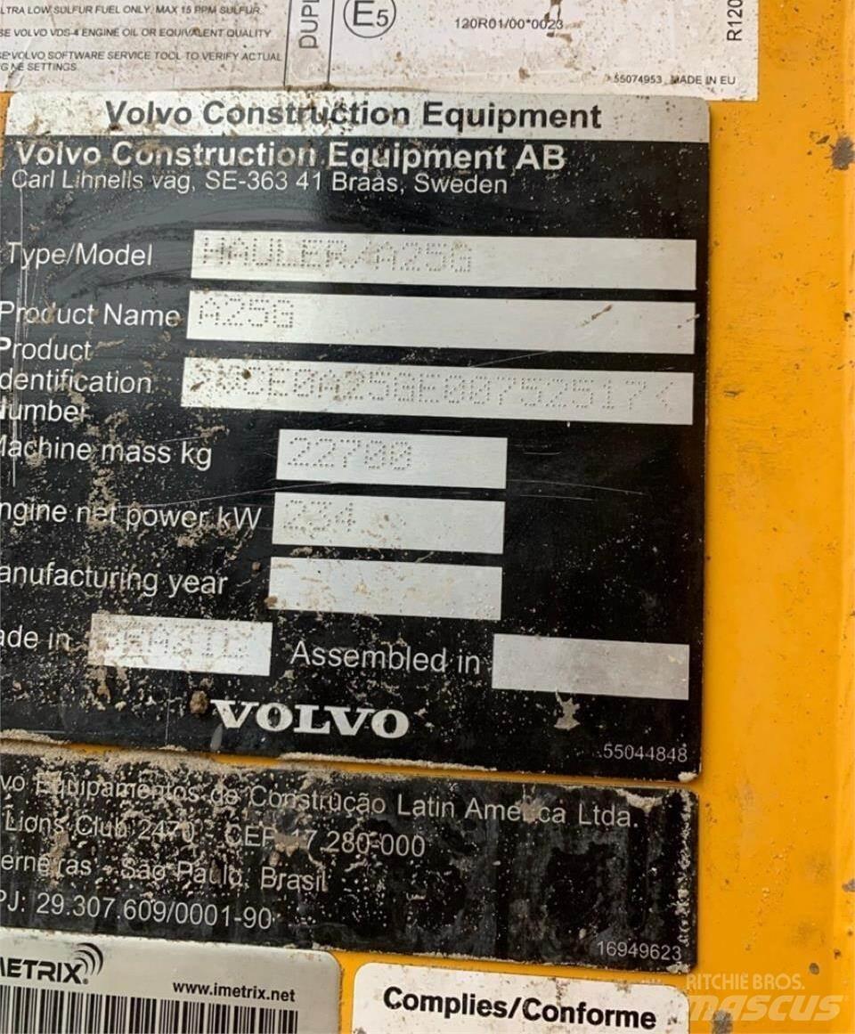 Volvo A25G Belden kirma kaya kamyonu