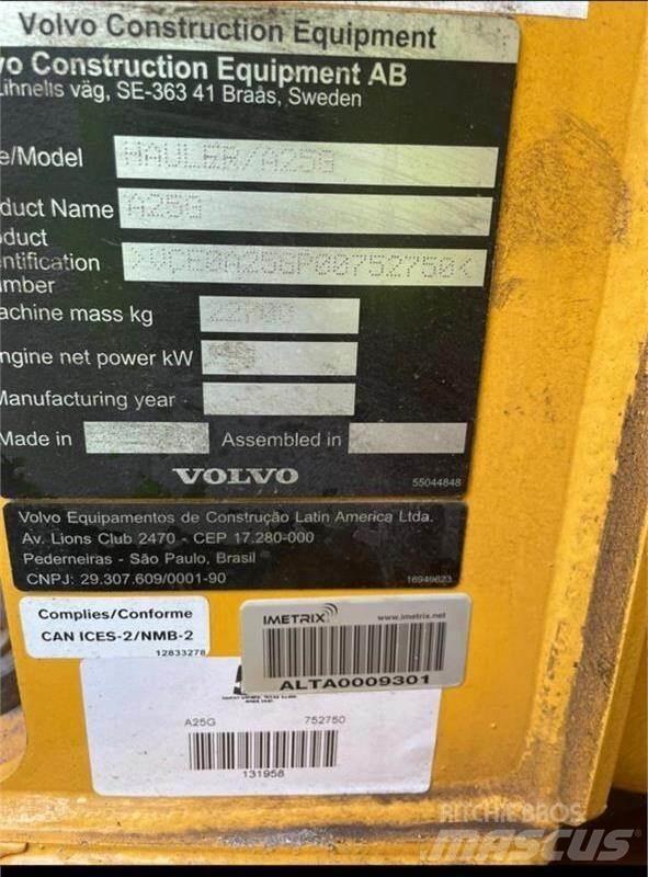 Volvo A25G Belden kirma kaya kamyonu