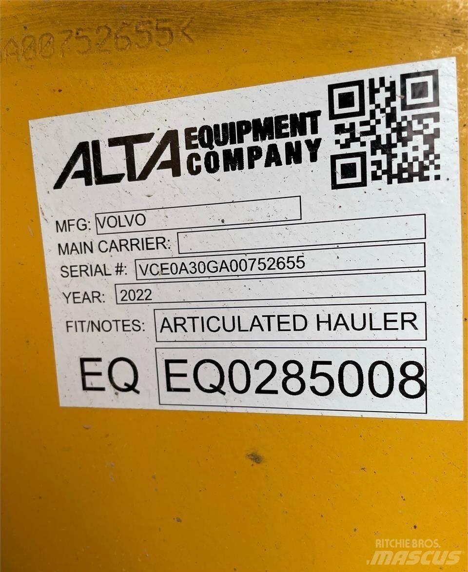 Volvo A30G Belden kirma kaya kamyonu