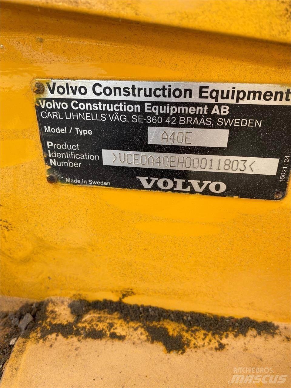 Volvo A40E Su tankerleri