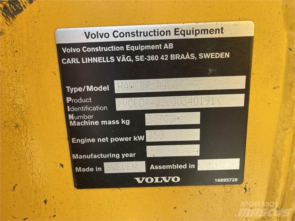 Volvo A40G Su tankerleri