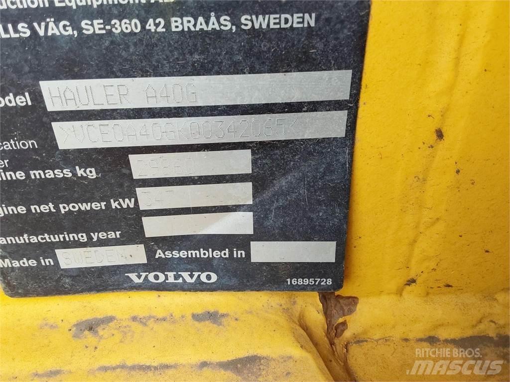 Volvo A40G Belden kirma kaya kamyonu