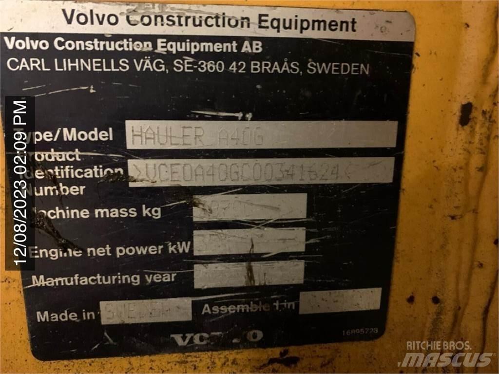 Volvo A40G Belden kirma kaya kamyonu