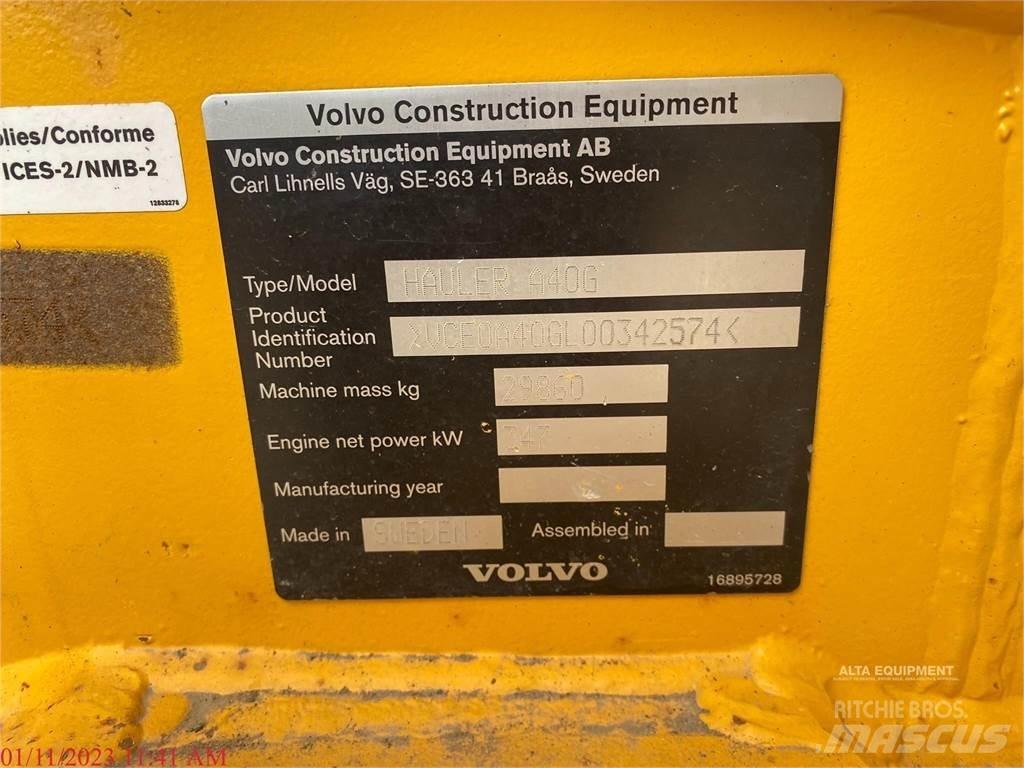 Volvo A40G Belden kirma kaya kamyonu