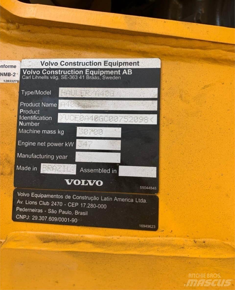 Volvo A40G Belden kirma kaya kamyonu