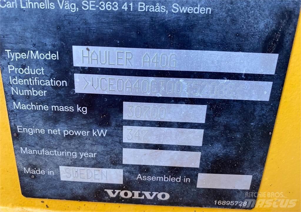 Volvo A40G Belden kirma kaya kamyonu