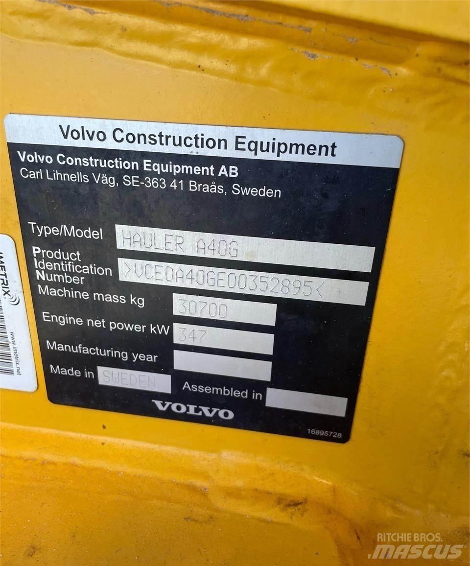 Volvo A40G Belden kirma kaya kamyonu