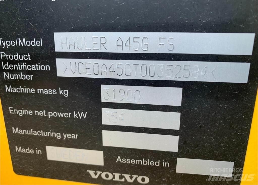 Volvo A45G FS Belden kirma kaya kamyonu
