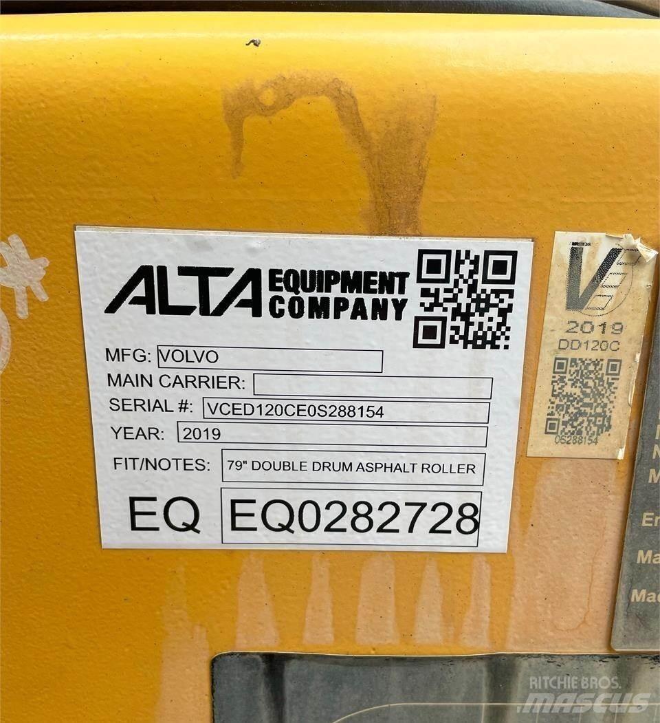 Volvo DD120C Çift tamburlu silindirler