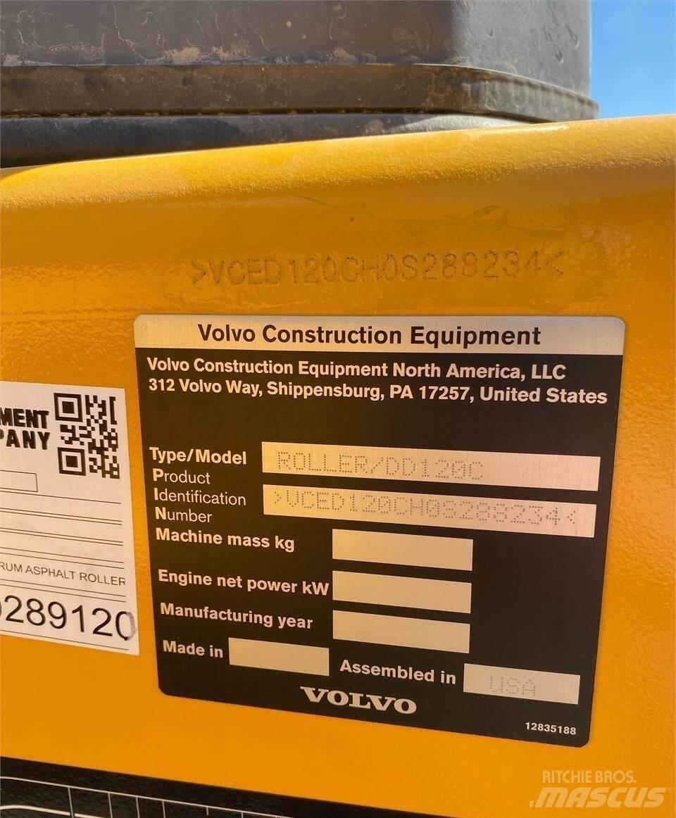 Volvo DD120C Çift tamburlu silindirler