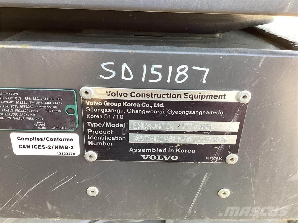 Volvo EC140EL Paletli ekskavatörler