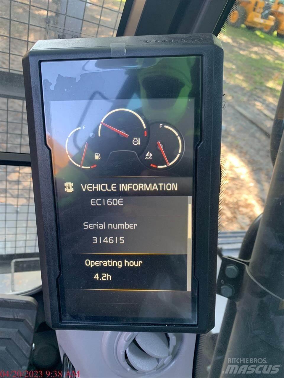 Volvo EC160EL Paletli ekskavatörler