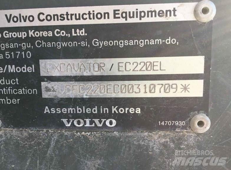 Volvo EC220EL Paletli ekskavatörler