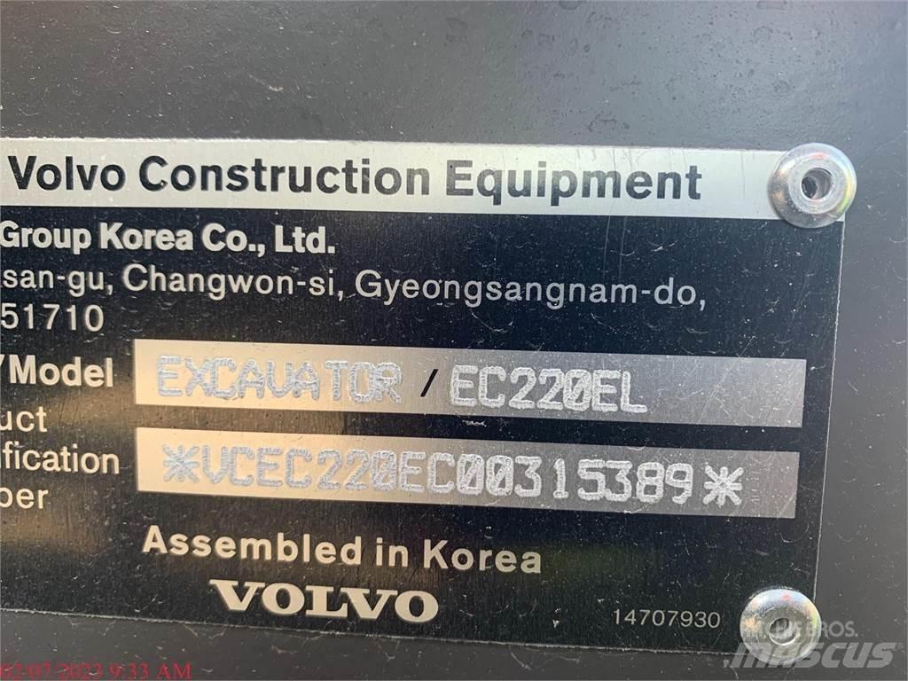 Volvo EC220EL Paletli ekskavatörler
