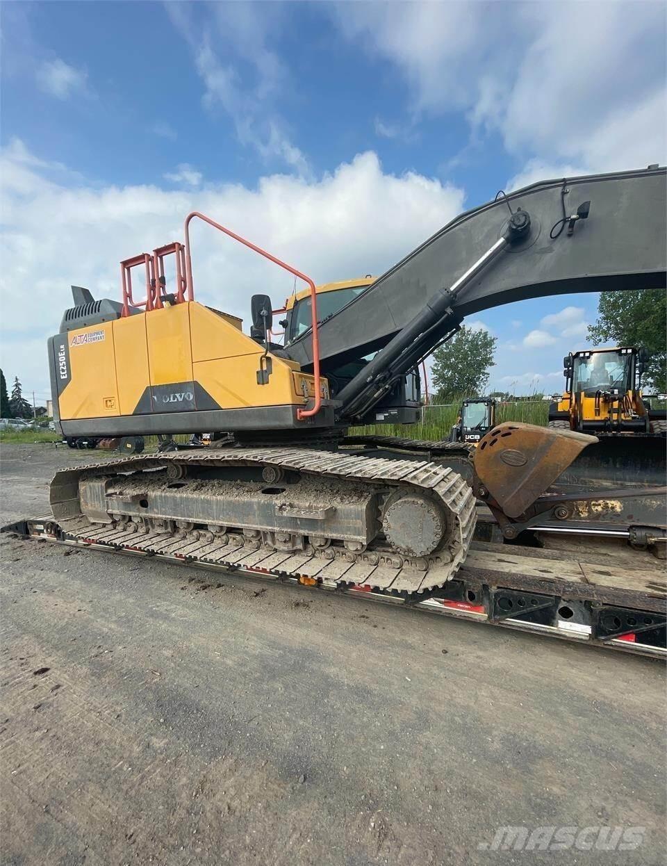 Volvo EC250E LR Paletli ekskavatörler