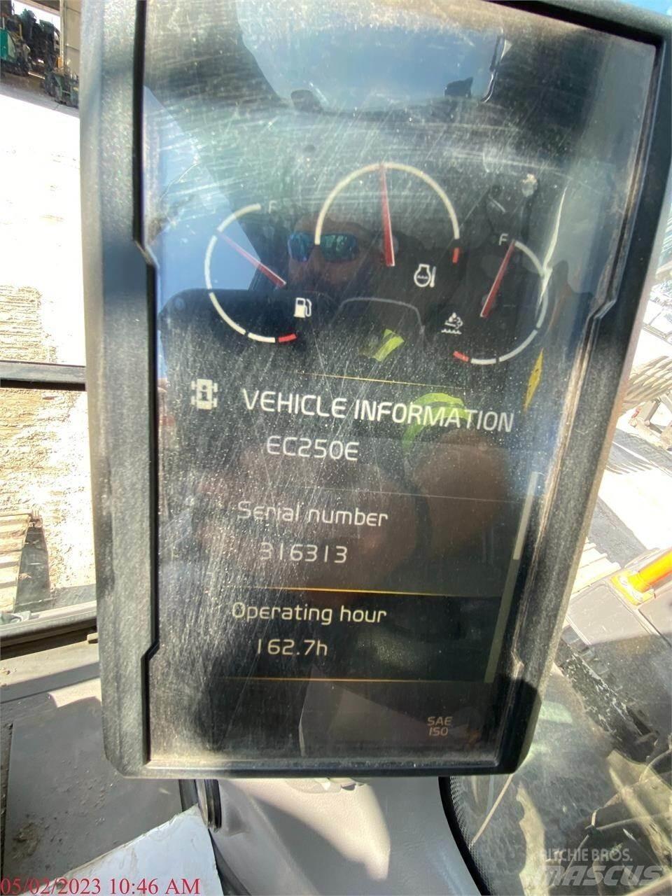 Volvo EC250EL Paletli ekskavatörler