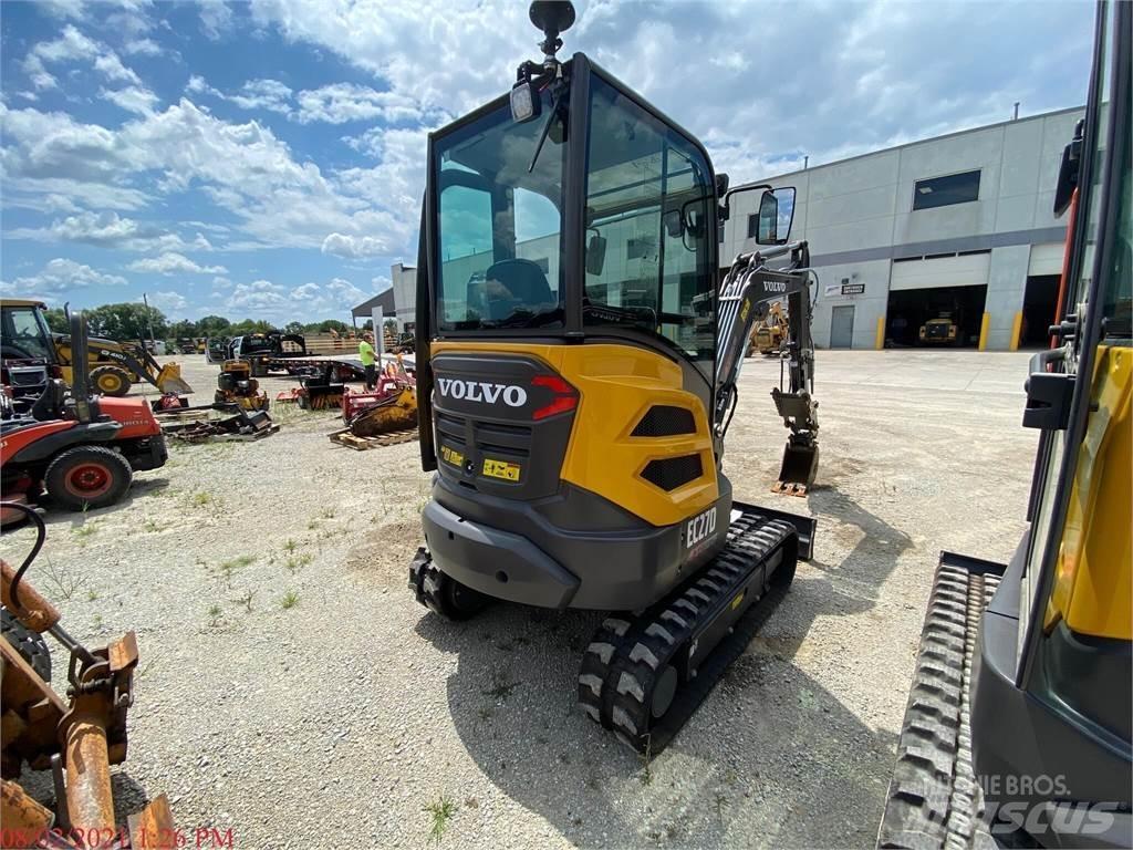 Volvo EC27D Mini ekskavatörler, 7 tona dek