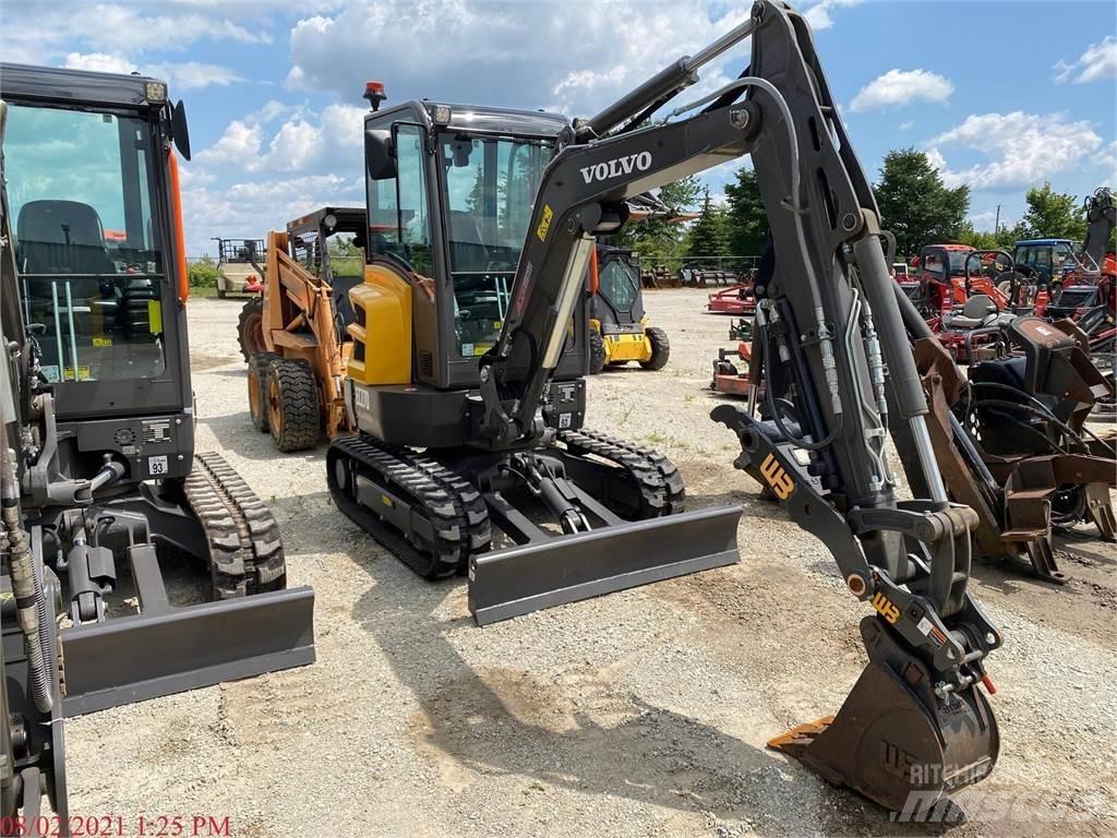Volvo EC27D Mini ekskavatörler, 7 tona dek