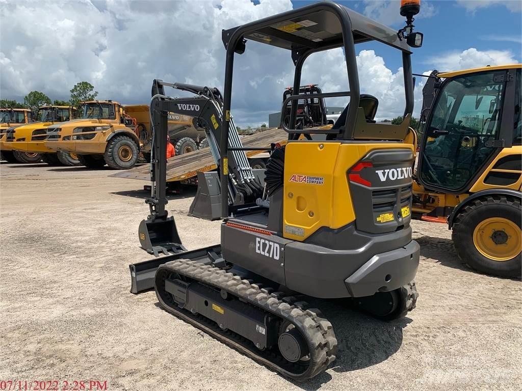 Volvo EC27D Mini ekskavatörler, 7 tona dek