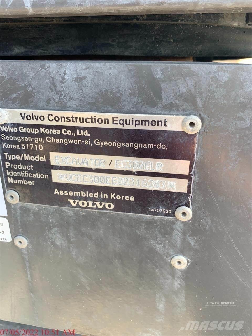 Volvo EC300E LR Paletli ekskavatörler