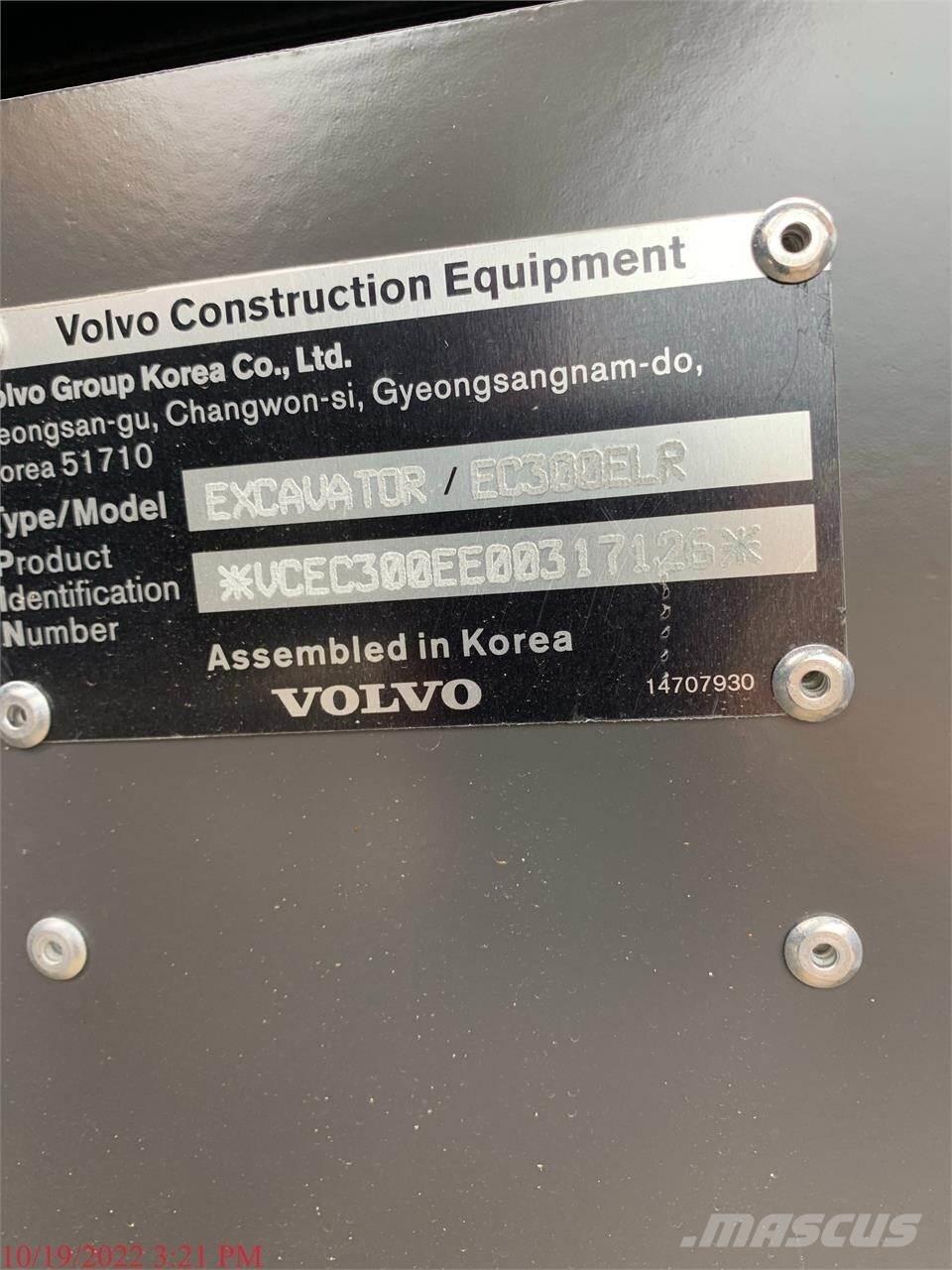 Volvo EC300E LR Paletli ekskavatörler