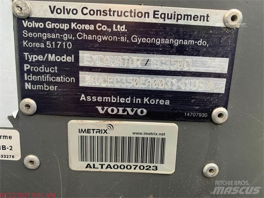 Volvo EC350EL Paletli ekskavatörler
