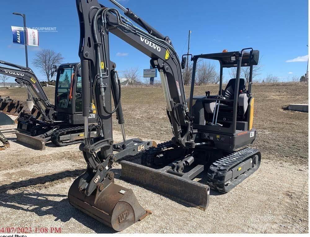 Volvo EC35D Mini ekskavatörler, 7 tona dek