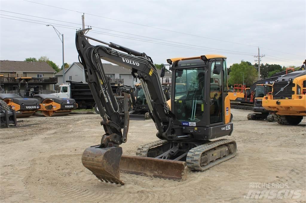 Volvo EC35D Mini ekskavatörler, 7 tona dek