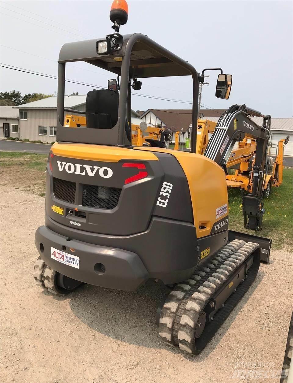 Volvo EC35D Mini ekskavatörler, 7 tona dek