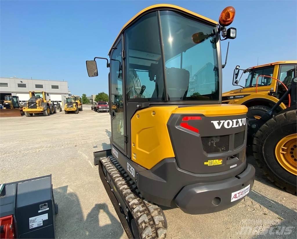 Volvo EC35D Mini ekskavatörler, 7 tona dek