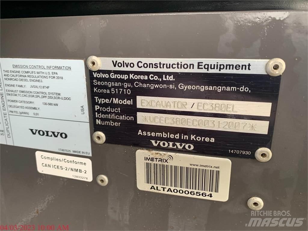 Volvo EC380EL Paletli ekskavatörler