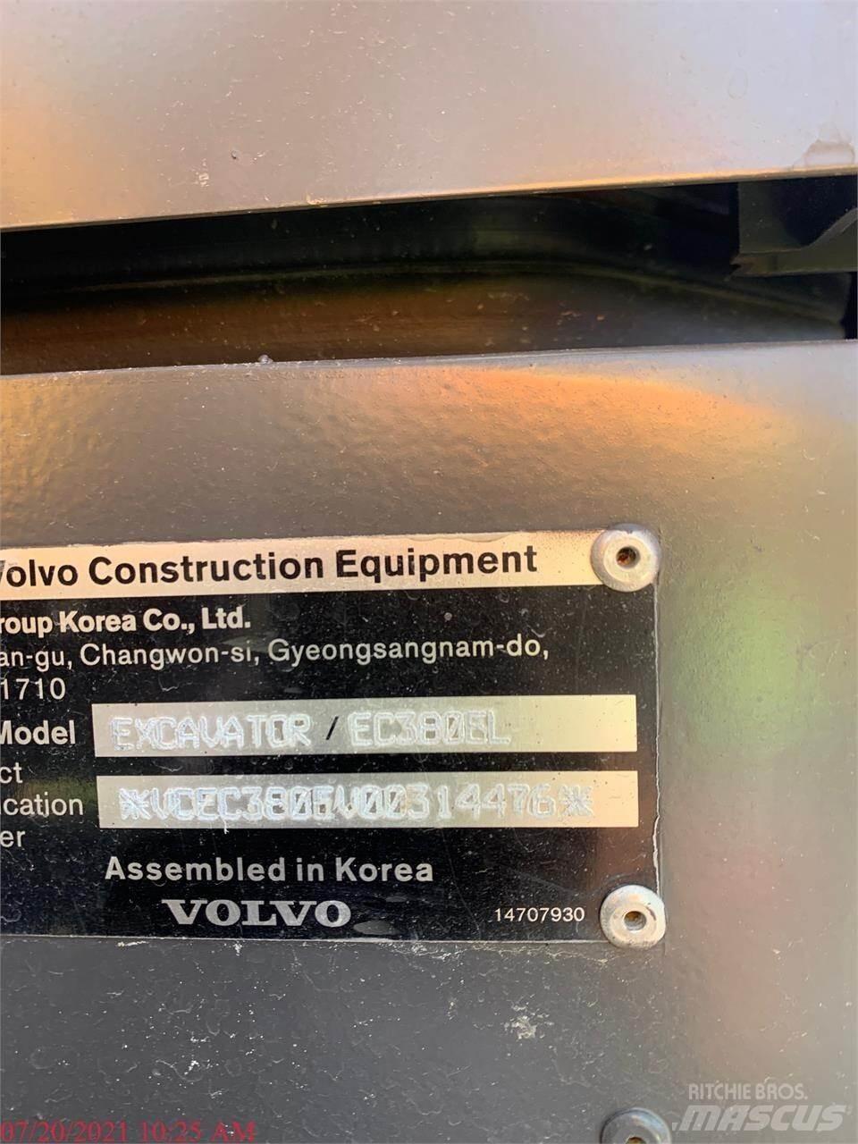 Volvo EC380EL Paletli ekskavatörler