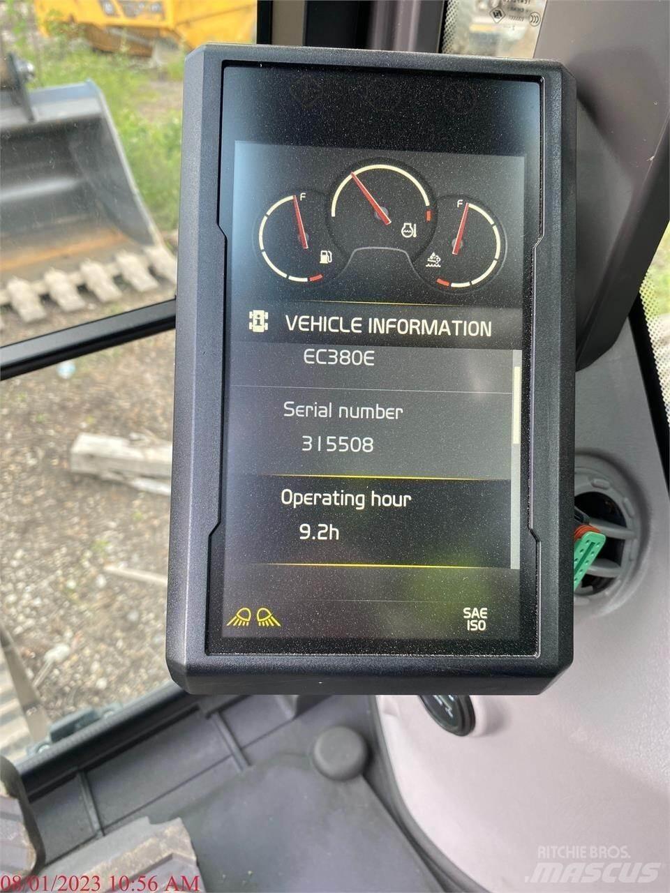 Volvo EC380EL Paletli ekskavatörler