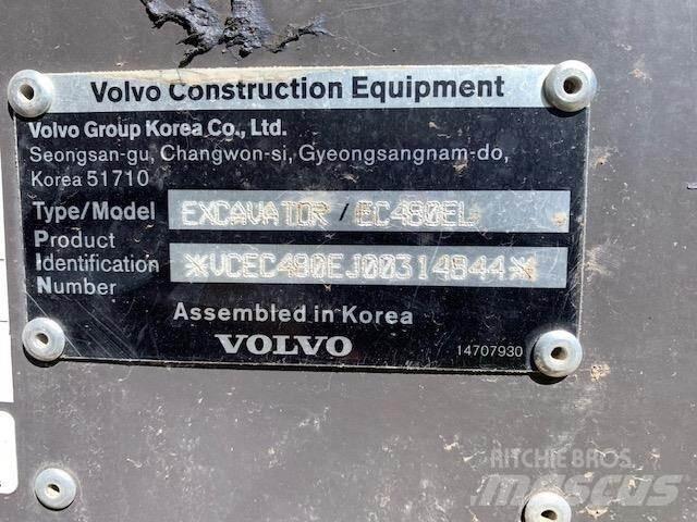 Volvo EC480EL Paletli ekskavatörler