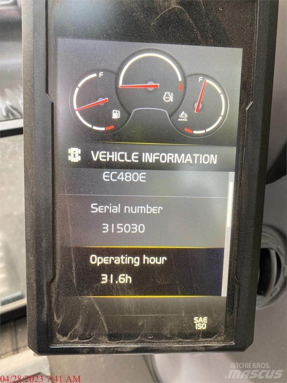 Volvo EC480EL Paletli ekskavatörler
