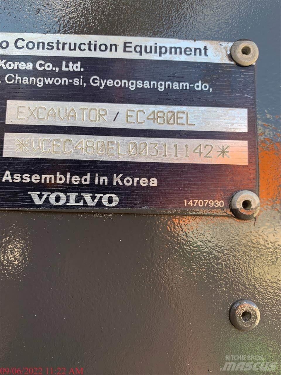 Volvo EC480EL Paletli ekskavatörler