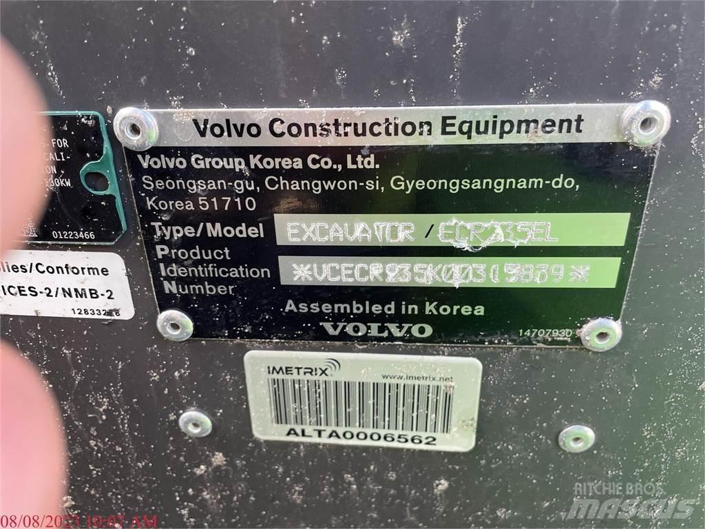 Volvo ECR235EL Paletli ekskavatörler