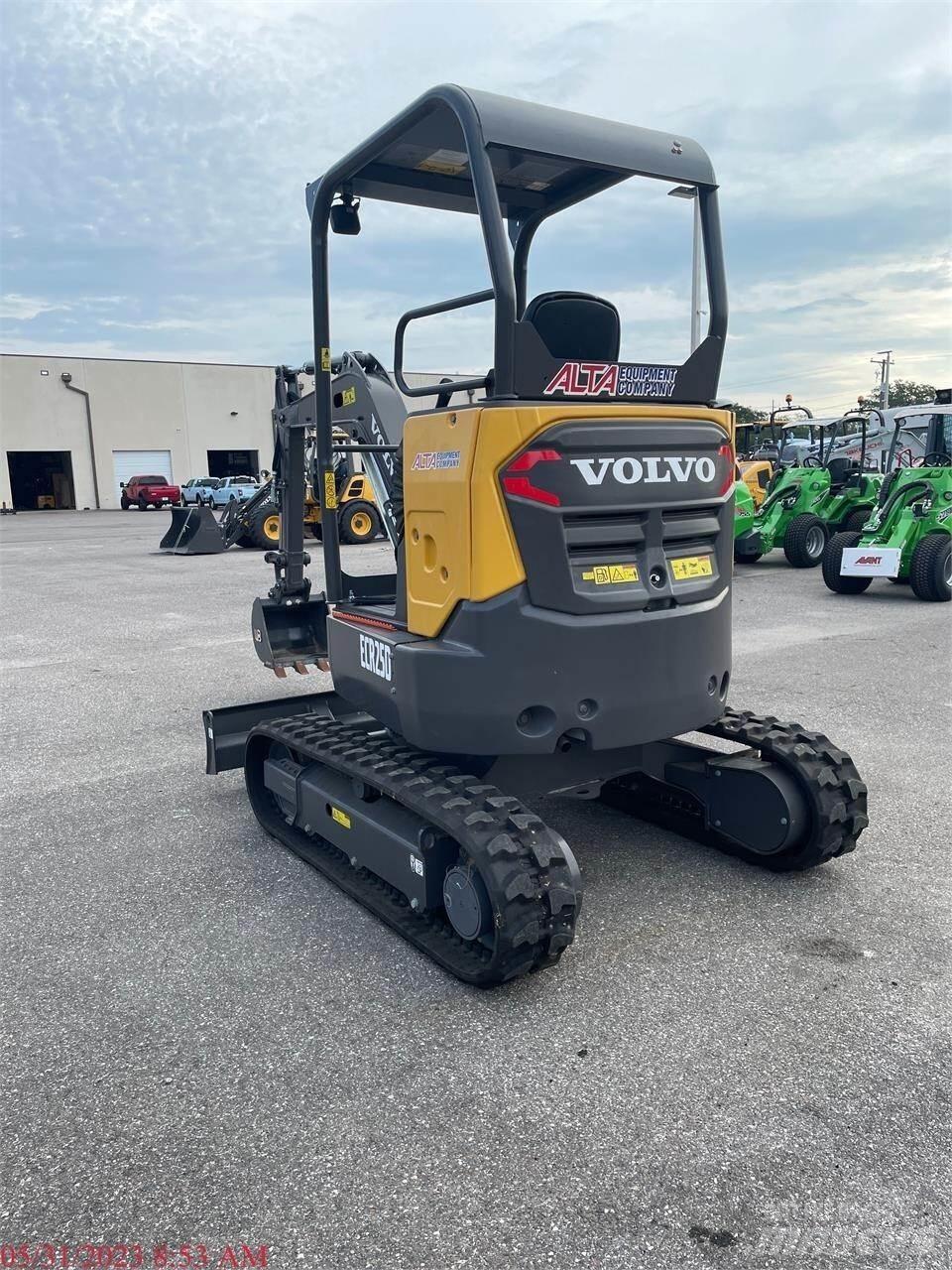 Volvo ECR25D Mini ekskavatörler, 7 tona dek