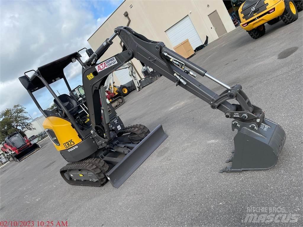 Volvo ECR25D Mini ekskavatörler, 7 tona dek
